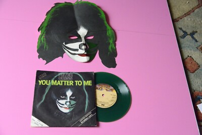 PETER CRISS YOU MATTER VINYL GRÜN EX ORIG UK 1979 EX MIT MASKE