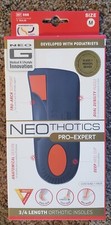 NEOthotics PRO-EXPERT 3/4 length Orthotic Insoles, Medium- NEW