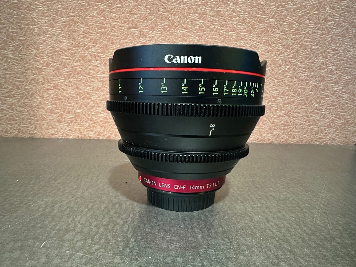 Canon CN-E 14mm T3.1 L F Cinema Prime Lens (EF Mount) | eBay