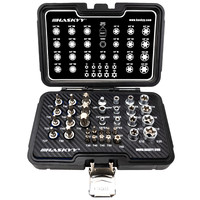 Torx Bit NüSse SET SteckschlÜSsel Nuss Satz 3/8 1/4 Innen AußEn 35TLG