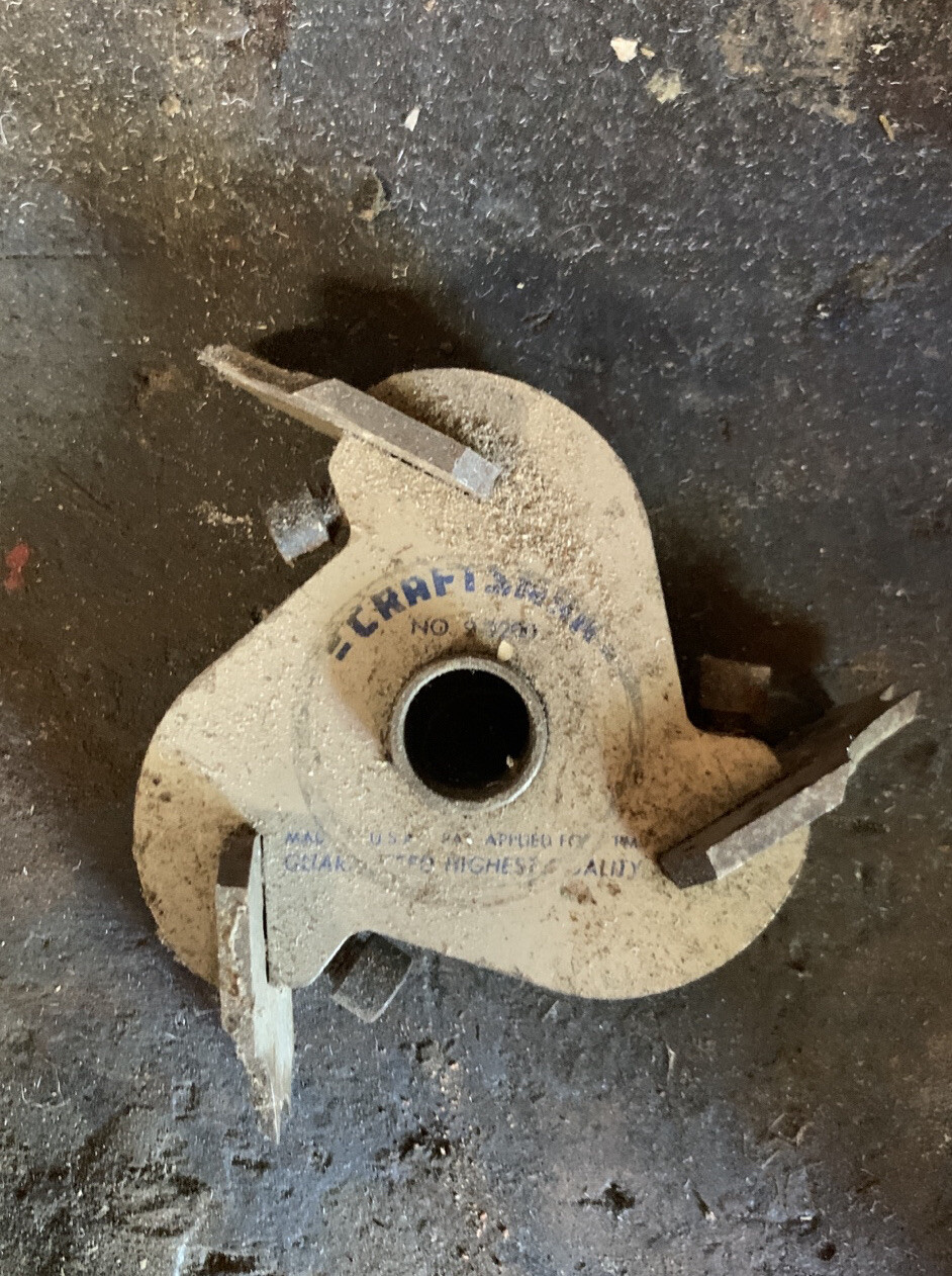 Craftsman 93200 3 Wing Slot Cutter Shaper Blade eBay