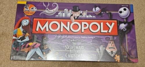 The Nightmare Before Christmas 2009 Collectors Edition Monopoly SEALED - Afbeelding 1 van 2