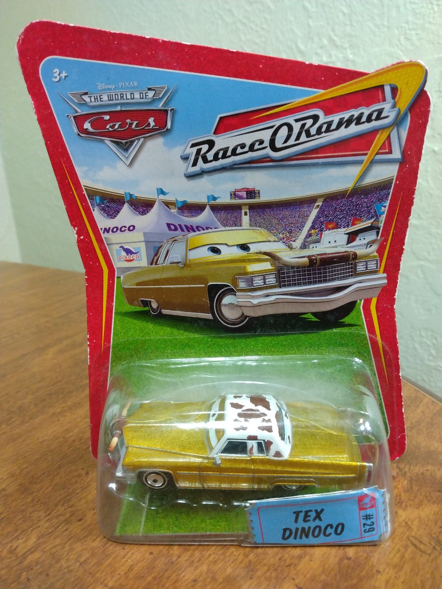 Disney Pixar Cars Race O Rama Tex Dinoco Diecast NIP | eBay