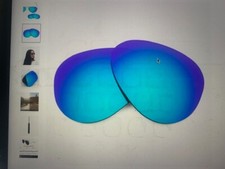 Ray-Ban Aviator Replacement lenses by Revant, Polarized, Ice blue, RB3025 55mm