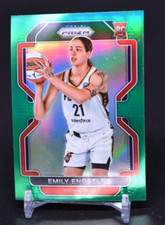 Emily Engstler 2022 Panini Prizm WNBA Green Prizm Rookie RC #184 Indiana Fever