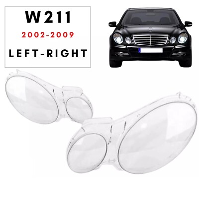 For Mercedes E-Class W211 / S211 From 2002 To 2006 Fog Lights Left + Right