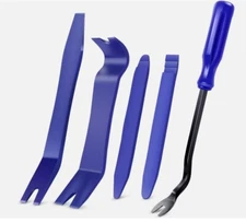 GOOACC 5PCS Auto Trim Removal Tool Kit No-Scratch Pry for 5Pcs, Blue 