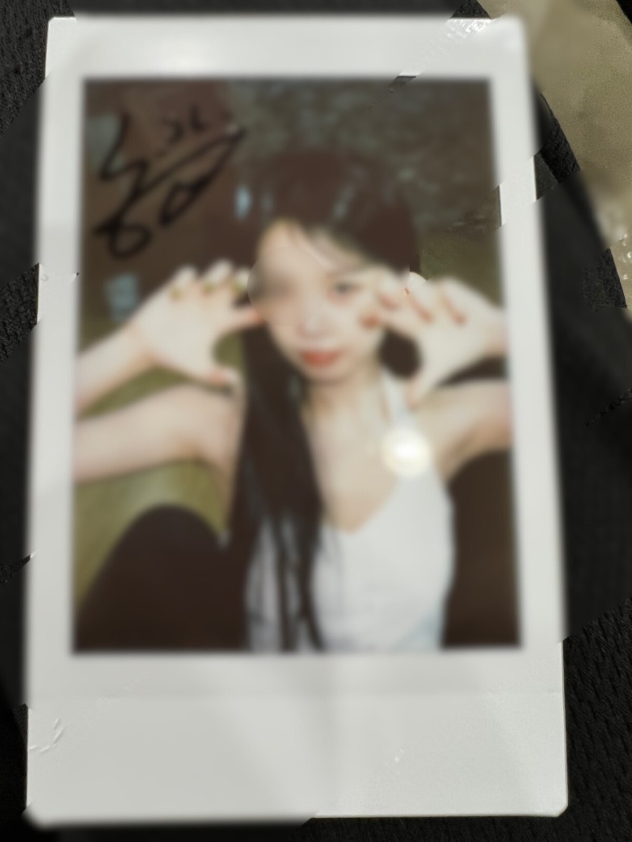 G)I-DLE SOOJIN RIZZ MONA LISA MAKESTAR EVENT AUTOGRAPHED POLAROID