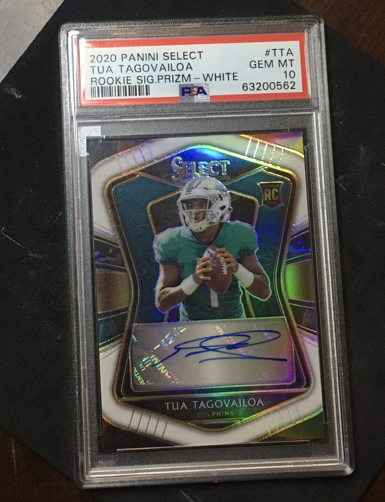 Tua Tagovailoa Panini Select Rookie Signatures #TTA White