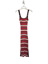 NWT Sale! Solid & Striped The Kimberly Dress Watermelon Stripe Ribbed Knit Small