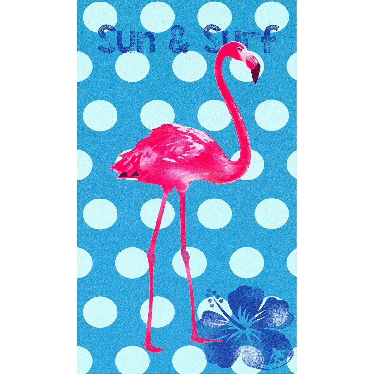 Grande Serviette De Plage Microfibre – 147x100 Cm – Motif Glace Rose à Pois
