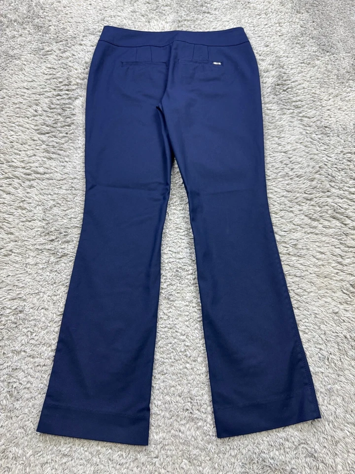 Pantalones White House Black Market Mujer 0 R Azul Marino Forma Perfecta Corte Bota Nuevos con Etiquetas Foto 2 de 4