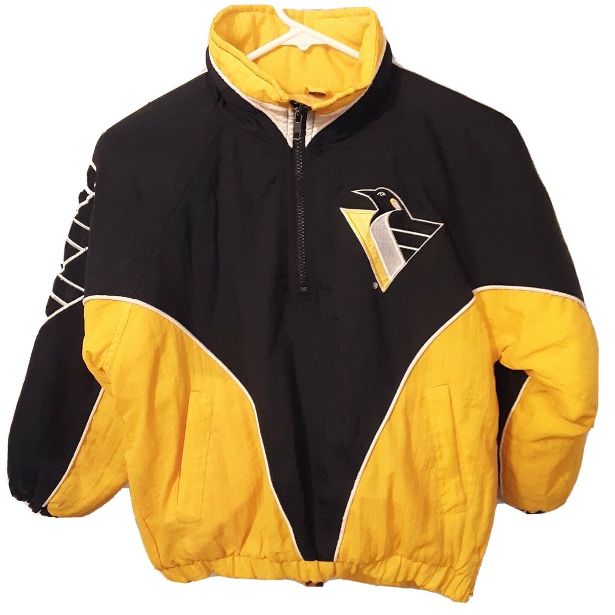 PRO PLAYER Pittsburgh Penguins ジャケット XL Vintage 90s Pro Player NHL Pittsburgh Penguins size Youth S