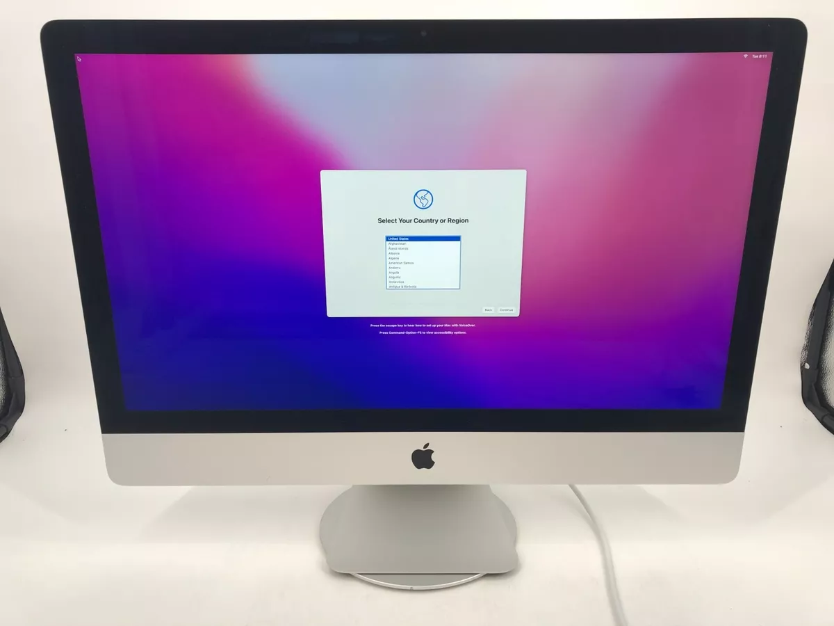 iMac Retina 27 5K Silver 2019 3.0GHz i5 8GB 1TB Fusion Drive