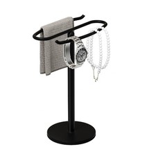 Hand Towel Holder Stand Countertop Towel Rack Stainless Steel Tower Bar S Sha...