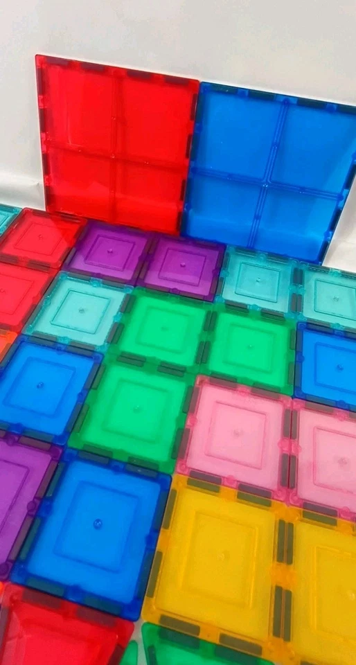 Lote de 56 Azulejos Picasso Piezas Azulejos Magnéticos 3D Azulejos de Construcción Foto 4 de 4