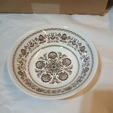 Vintage Eldorado by Wood & Sons Ironstone soup bowl 6.5" Rare, Wellesley England