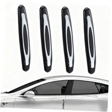 4PCS Black Car Door Edge Guards Anti-Scratch Car Side Door Protector Cars