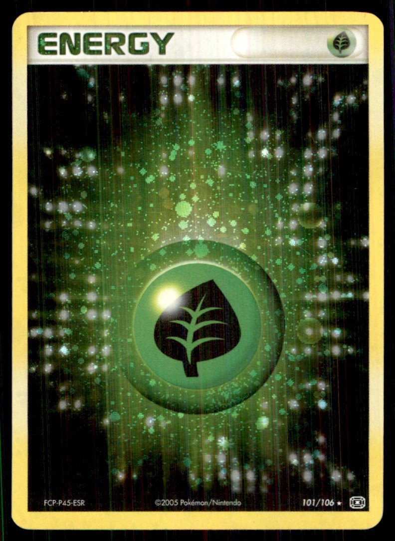 2005 EX - Emerald Grass Energy Rare Holo #101