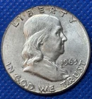 1963 Franklin Half Dollar | 90% Silver | Choice BU+ | #1056