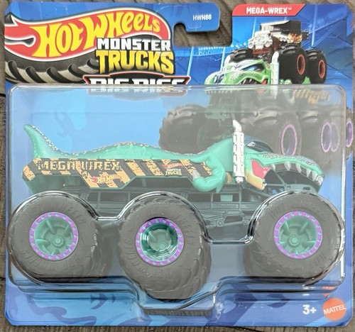 Hot Wheels Monster Trucks 2026 Big Rigs Mega-Wrex Hauler 6 Wheeler | eBay