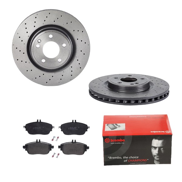 Brembo Bremsscheiben Ø320MM + BremsbelÄGe Vorne FÜR MERCEDES-BENZ B-KLASSE CLA-image