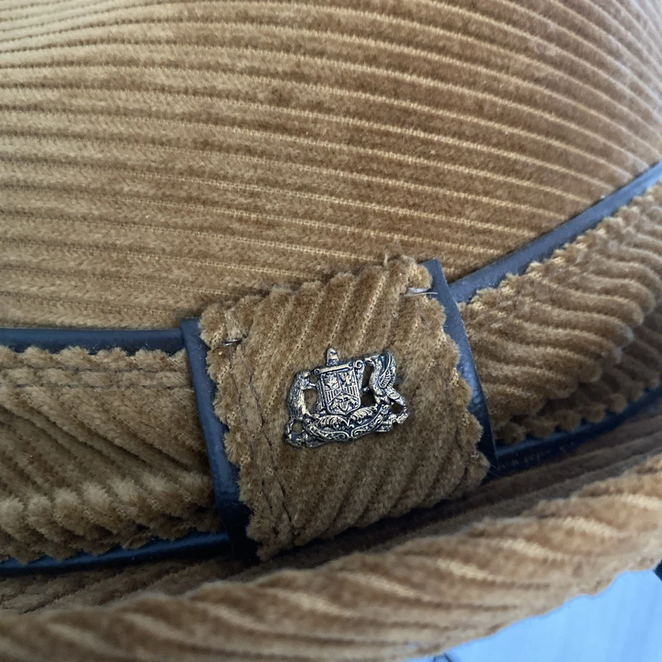 Sombrero Fedora Pana Stetson Vintage Talla Hombre’s 7 1/4 60’s/70’s Foto 2 de 4