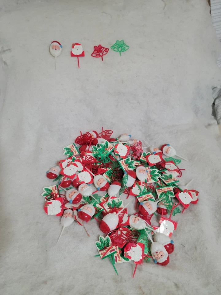 Gran Lote De Colección Taza Pasteles Selecciones Papá Noel/Campanas Plástico Sin Marca Foto 2 de 4