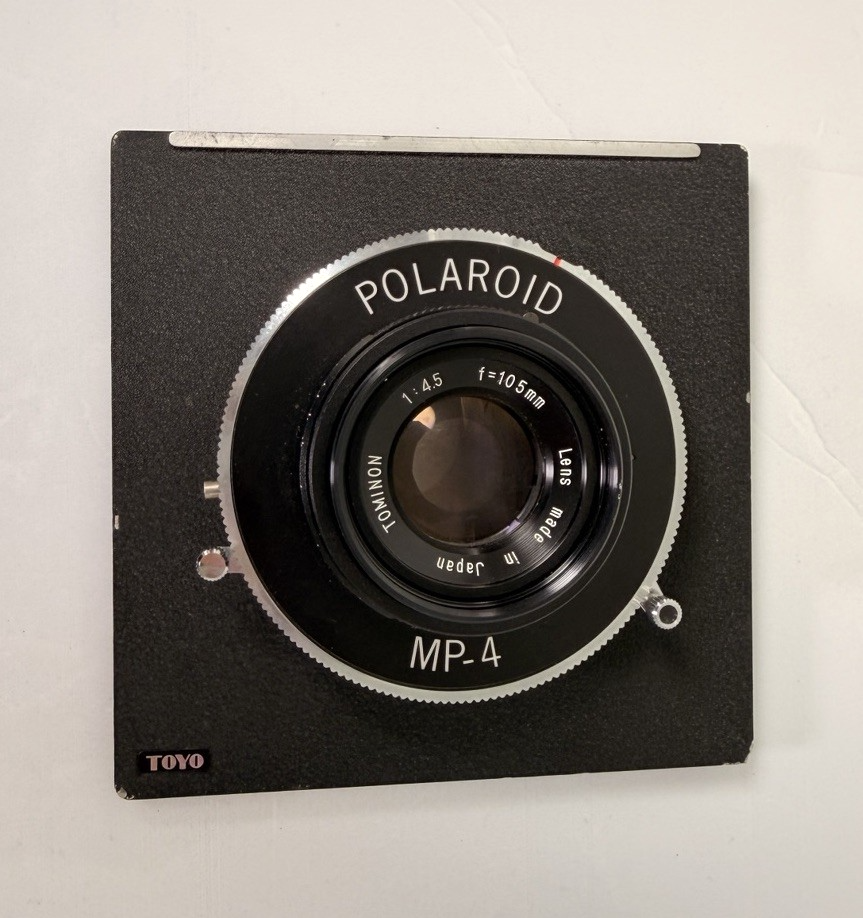 Polaroid MP-4 Tominon 105mm f4.5 Lens on Toyo Board Medium/Large