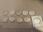 Franklin Half Dollar Lot of 10 (1)AU/BU Uncirculated Silver Coins