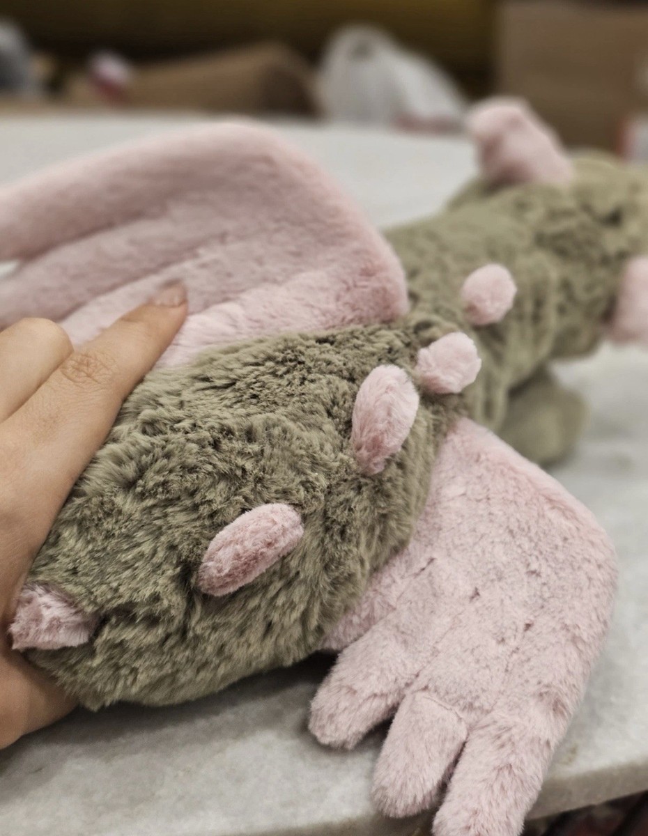 Jellycat Malachy Dragon Large - NWT New w Tags - Pink Green Matcha