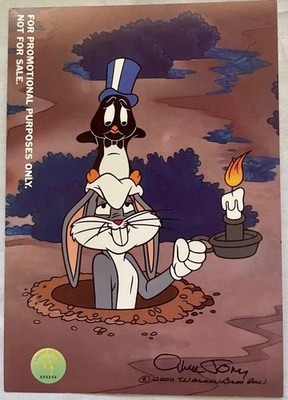 Warner Bros Bugs Bunny Promo Gallery Card Night Cap