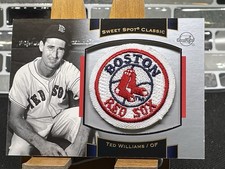 2003 Upper Deck Sweet Spot Classic - Souvenir Logo Patch Ted Williams #P-TW1...