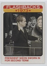 2022 Topps Heritage News Flashbacks Richard Nixon Pat #NF-4 13kt