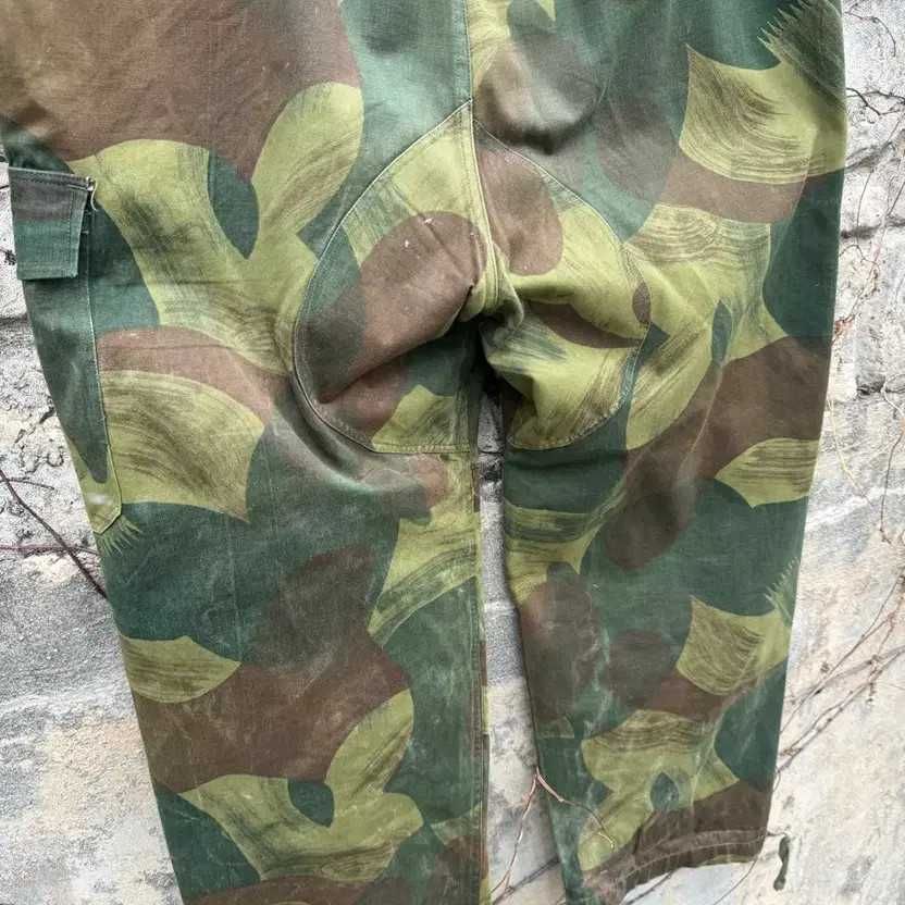 1950s Belgian Army Brushstroke Camo Pants (Electric Model