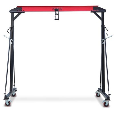 4400LBS Adjustable Portable Gantry Crane 360° Wheels Garage Lifting Hoist