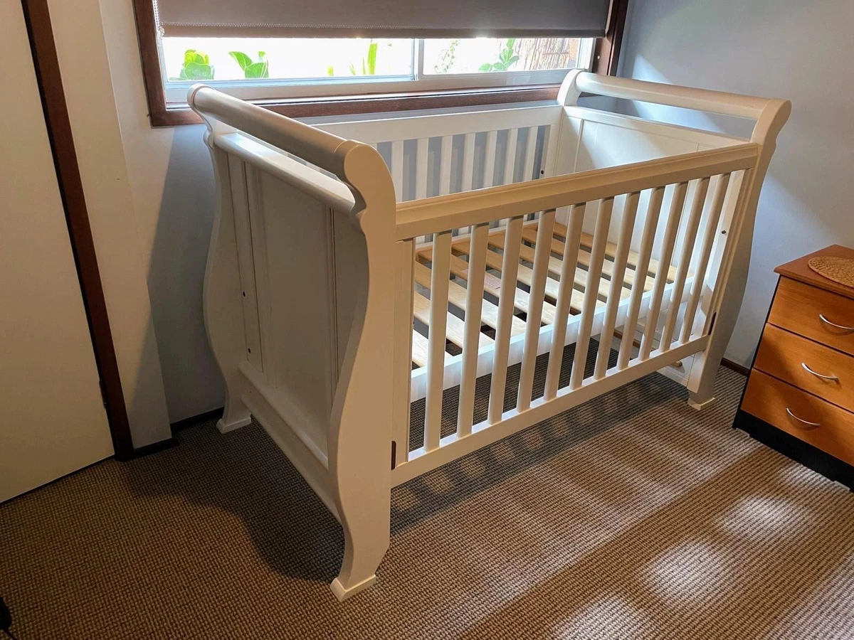 Boori Cot Sleigh Royale Cot Bed Boori Royale Sleigh Cot Boori