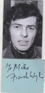 Frank Wylie vintage signed page