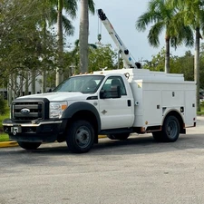 2012 Ford F-550 6.7L Diesel 4x4 Welding Mechanics Utility Service Crane Truck!