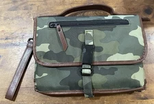 DockATot The Clutch Changer Wallet Bag Camouflage Brown Child Changing Bag