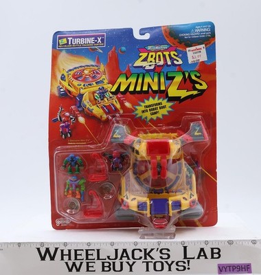 65980 Turbine X Micro Machines Z-Bots Mini Z's 1994 Galoob Set NEW MOSC SEALED