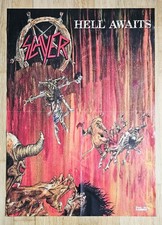 SLAYER "Hell Awaits" - HUGE poster - 20 x 28 in. (50 x 70 cm) - MINT CONDITION!