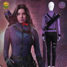 Female Hawkeye Kate Bishop Outfit Women Halloweewn Cosplay Costume Party Uniform