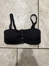 Aerie ribbed button bikini top size s great condition 