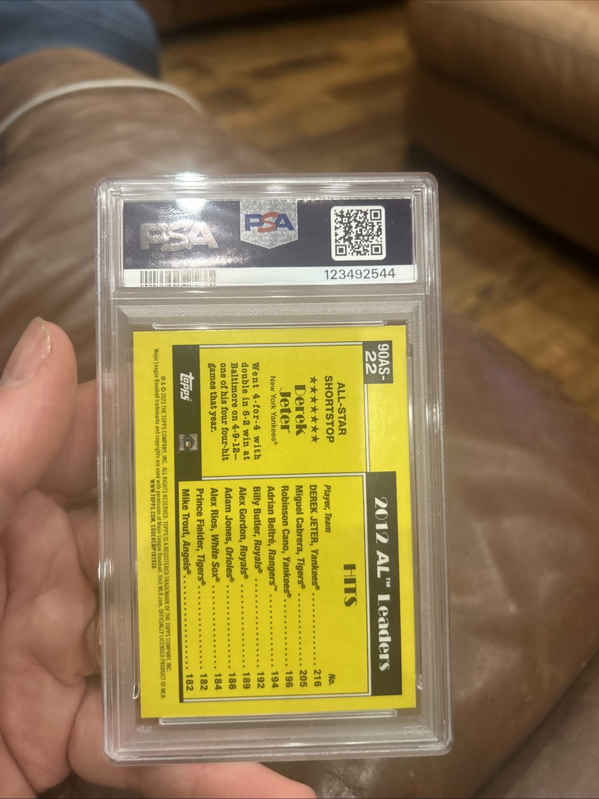 2025 Topps Derek Jeter 1990 All star Platinum 1/1  view 3