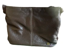 The Sak Kendra Three tone Brown Leather Shoulder Hobo Bag Handbag Boho