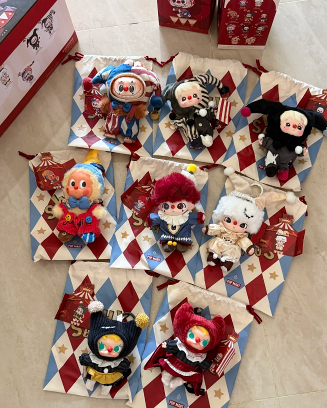 Collectible POP MART WHY SO SERIOUS Plush Doll Pendant Blind Box - Cute Gifts