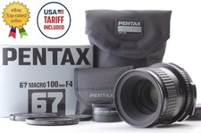 [Unused in Box] SMC PENTAX 67 Macro 100mm F4 Lens Life Size Converter From JAPAN