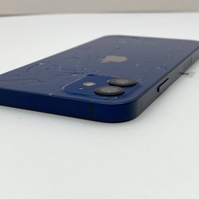 Apple iPhone 12 - 256GB - Blue (Unlocked) - CRACKED SCREEN & BACK