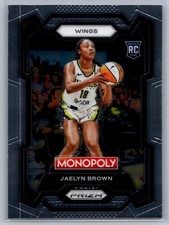 2024 Panini Prizm Monopoly WNBA #15 Jaelyn Brown Dallas Wings RC Rookie